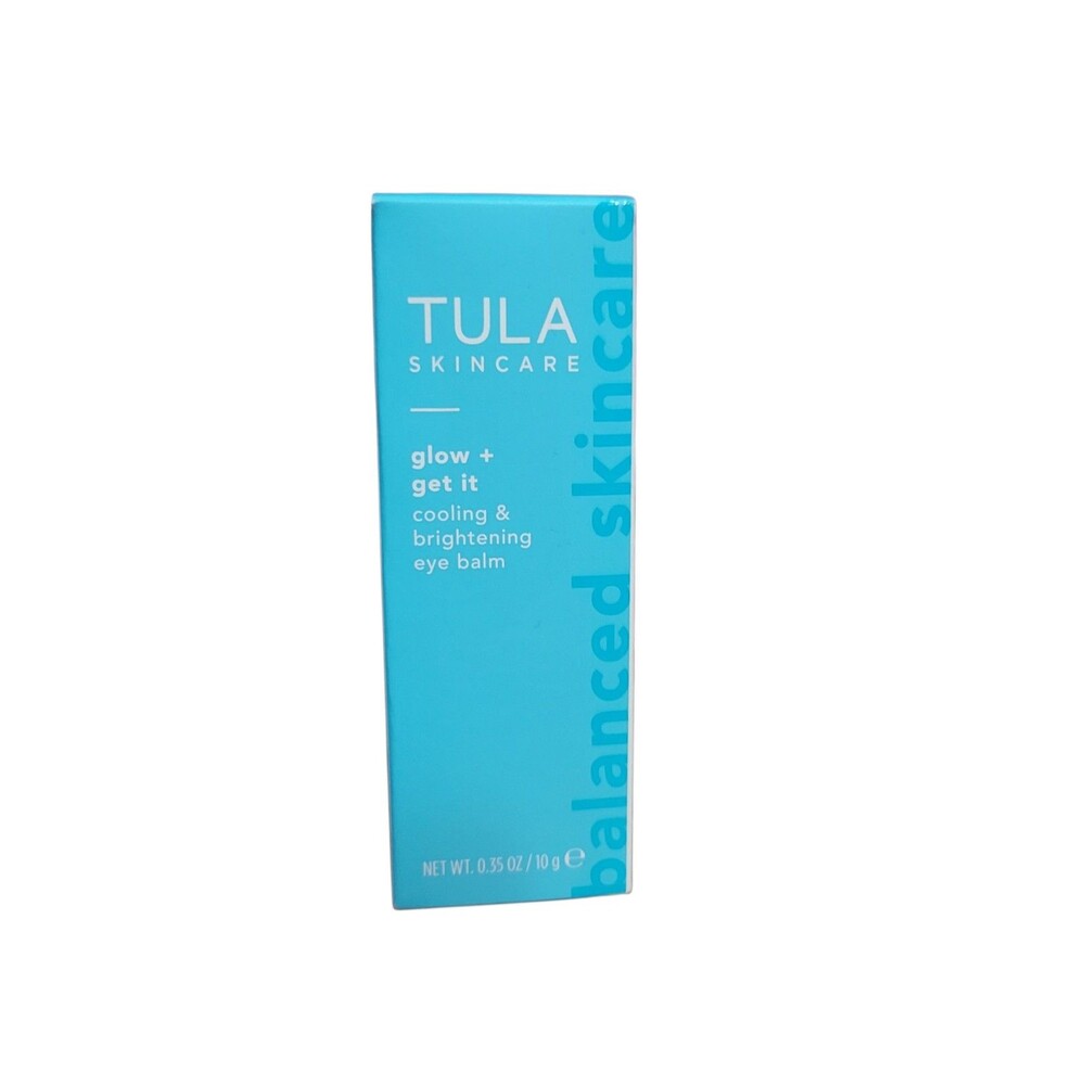 Tula Skincare Glow + Get It Cooling & Brightening Eye Balm NEW IN BOX